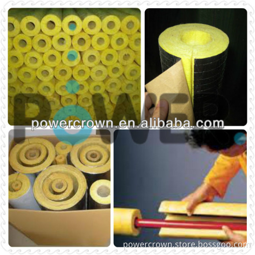 2014 China centrifuge insulation glass wool pipe with aluminium foil